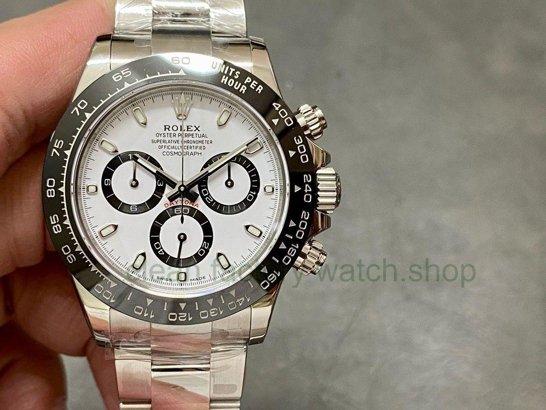 APS Factory Rolex White Panda Daytona 116500LN 40mm Full Steel White Dial 1 50bab288 03cf 4702 a775 28108a2bd6a4 Clean Factory Watch