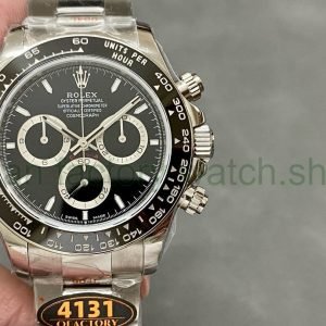 QF Factory ‘Counterweight 157g’ Rolex Panda Daytona 126500LN-0002 40mm Full 904L Black Dial