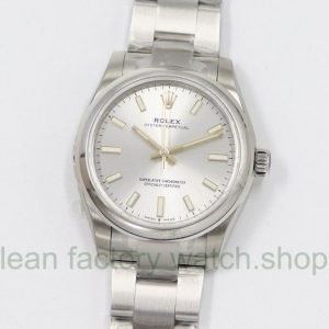 EW Factory Rolex Oyster Perpetual 31 277200-0001 31mm Full 904L Silver Dial 2 59bba9c7 f33e 44ef b1fd 161404164704 Clean Factory Watch