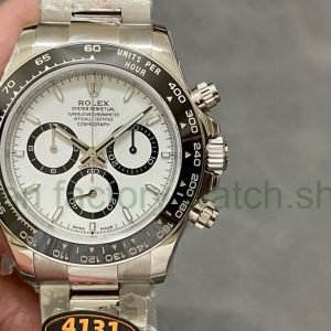 QF Factory ‘Counterweight 157g’ Rolex Panda Daytona 126500LN-0001 40mm Full 904L White Dial