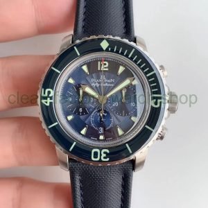 OM Factory Blancpain Fifty Fathoms 5085FB-1140-52B 45mm Steel Textile Strap Blue Dial 4 6a83f410 734b 4ad7 9830 1d5f1f1966ff Clean Factory Watch