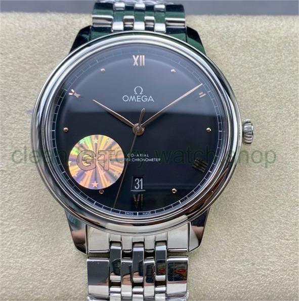 GT Factory Omega De Ville Prestige 434.10.40.20.01.001 40mm Full Steel,Rose Gold Point&Roman Number Black Dial 1 6b63ed87 25d7 4081 bc35 871c2adf5c02 Clean Factory Watch