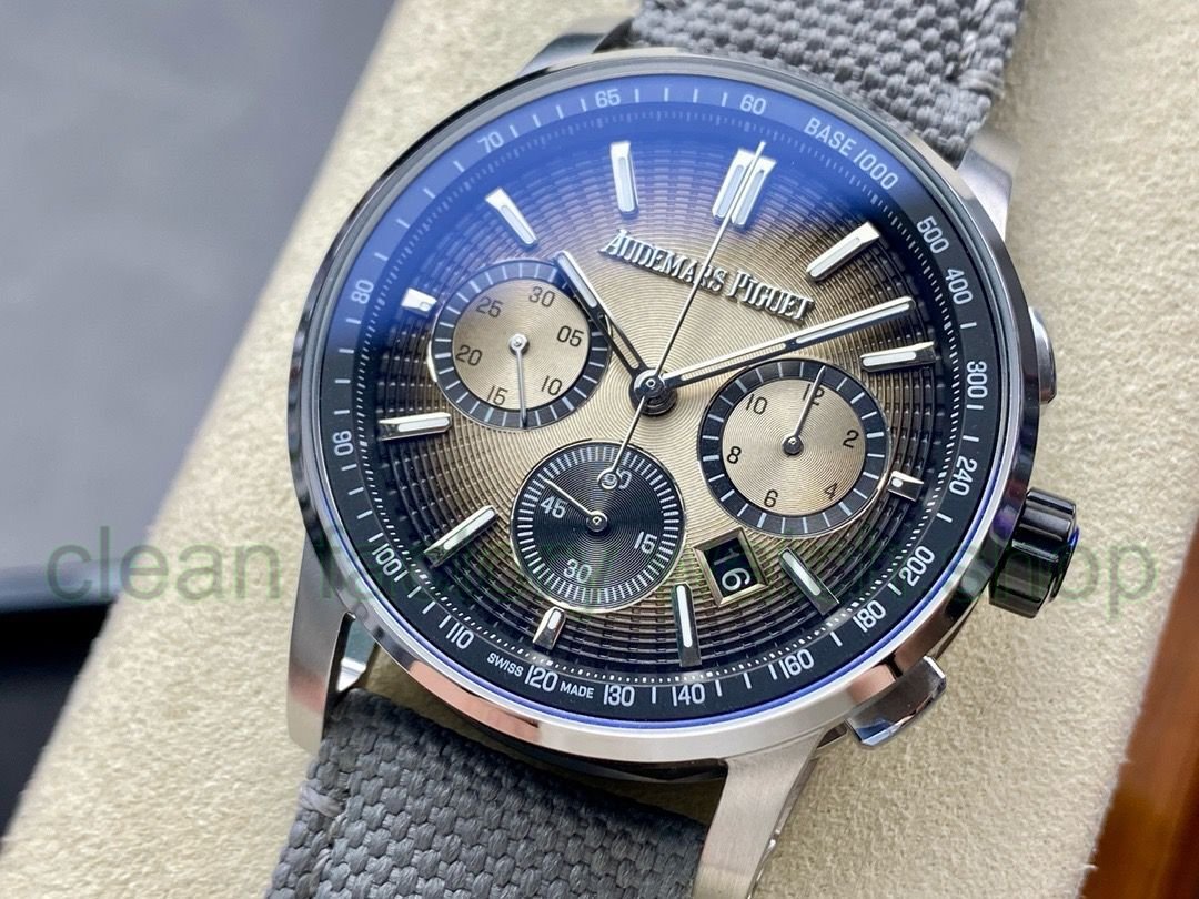 OMF Factory Audemars Piguet Code 11.59 26393QT.OO.A064KB.01 41mm Steel Canvas Strap Brown Dial 3 6c8ff873 2fcd 43f4 a931 9f43b00e122b Clean Factory Watch