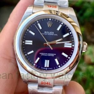 EW Factory Rolex Oyster Perpetual 41 124300-0003 41mm Full 904L Blue Dial