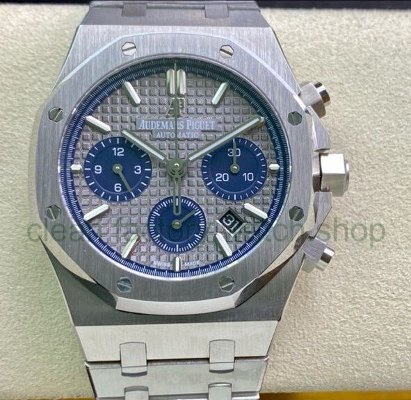 BF Factory Audemars Piguet Royal Oak Chronograph 26331IP.OO.1220IP.01 41mm Full Steel Blue Eye Grey Dial 1 87df7c8c eb88 427b 90e8 aeb9a107befc Clean Factory Watch