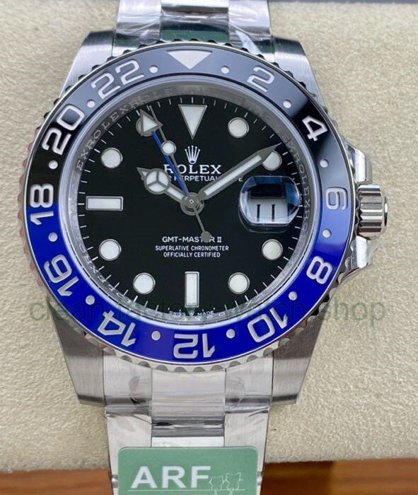 ARF Factory Batman Rolex GMT-Master II 126710BLNR-0003 40mm Full 904L Black Dial 1 ARF Factory Batman Rolex GMT-Master II 126710BLNR-0003 40mm Full 904L Black Dial