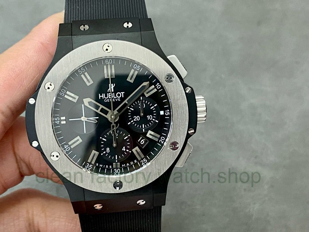 HB Factory Hublot Big Bang 301.CK.1140.RX 44mm Steel Rubber Strap Black Dial 1 91567dd2 f86f 4ad5 b9d6 498643eef2ed Clean Factory Watch