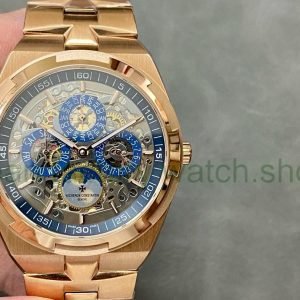 8F Factory Vacheron Constantin Overseas 4300V Perpetual Calendar Skeleton 4300V-120R-B642 41.5mm Full Rose Gold Skeletonized Dial 7 92dfe86c c917 4094 b81b 45c8354c32d0 Clean Factory Watch