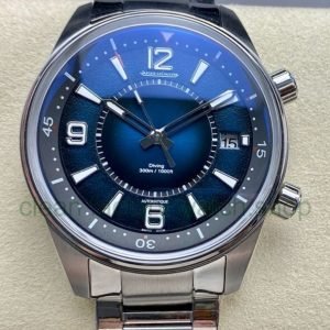 BLS Factory Jaeger-LeCoultre Polaris Date Q9068180 42mm Full Steel Strap Arabic Numerals Blue Dial 2 96c9b6c0 0b06 469d 9daf 70b57f05b5a0 Clean Factory Watch