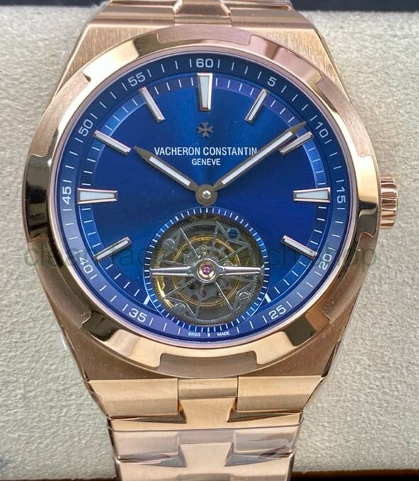 BBR Factory Vacheron Constantin Overseas Tourbillon 6000V-110R-B733 42.5mm Full Rose Gold Blue Dial 1 9b21f2ff b291 40c0 9186 d3265f1d308b Clean Factory Watch