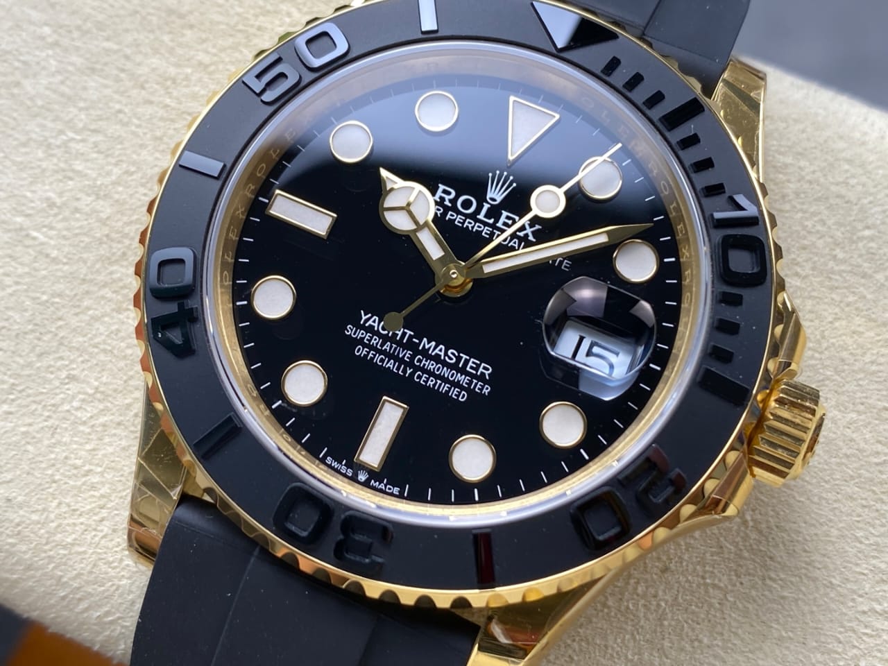 VS Factory Rolex Yacht-Master 42 226658 42mm Yellow Gold Rubber Strap Black Dial (10) VS Factory Rolex Yacht-Master 42 226658 42mm Yellow Gold Rubber Strap Black Dial (10)