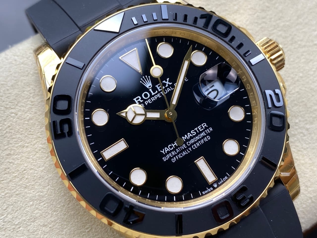 VS Factory Rolex Yacht-Master 42 226658 42mm Yellow Gold Rubber Strap Black Dial (2) VS Factory Rolex Yacht-Master 42 226658 42mm Yellow Gold Rubber Strap Black Dial (2)