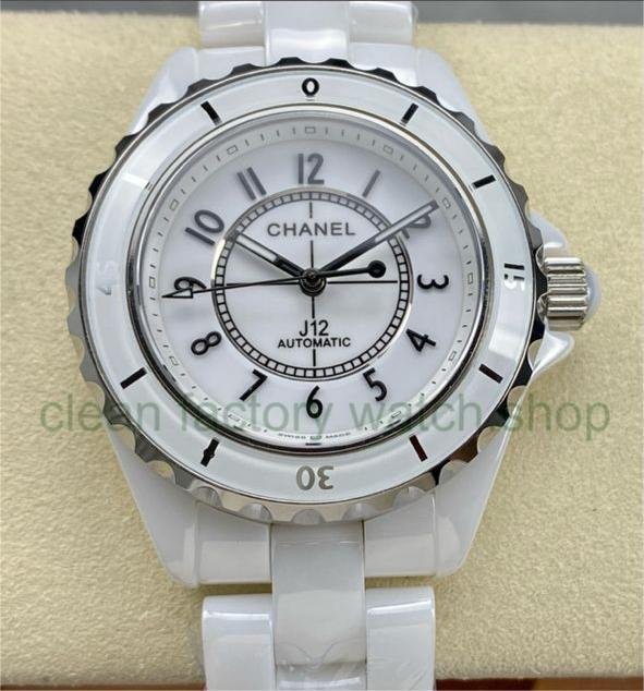 TW Factory Chanel J12 H5700 38mm Full White Ceramic Arabic Numerals White Dial 1 a1e57aae ba13 44d5 843e 5f4d7c68bddb Clean Factory Watch
