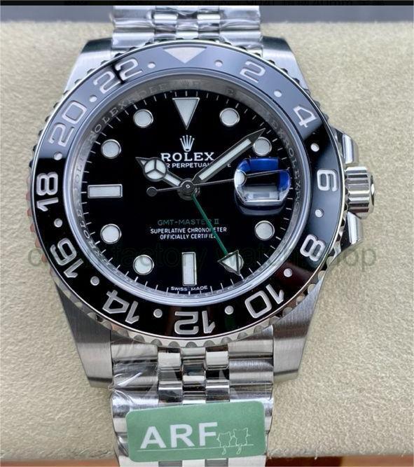 ARF Factory Rolex GMT-Master II 116710LN 40mm Full 904L Black Dial ...