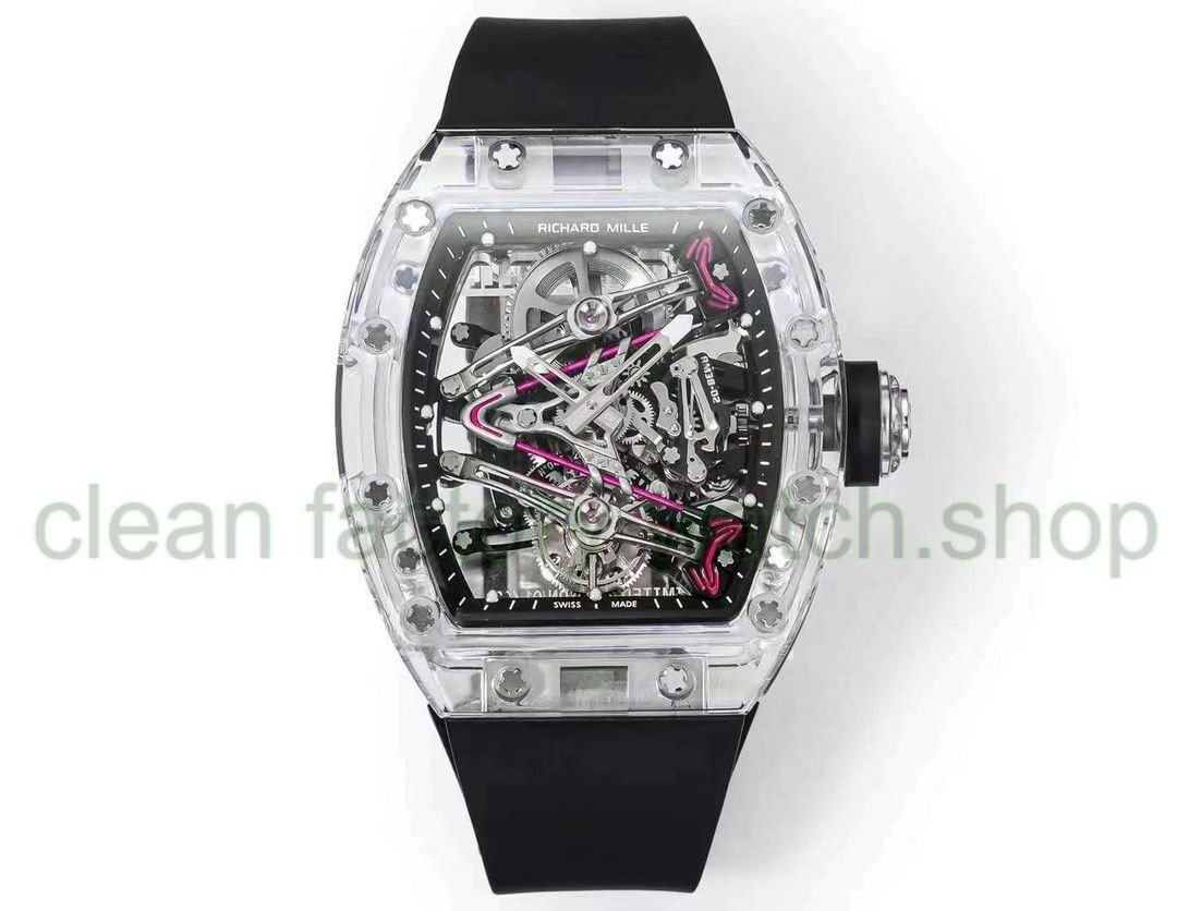 RM Factory Richard Mille RM38-02 43mm Crystal Black Rubber Strap Skeletonized Black Dial 1 a8ffb6bc 53dd 4552 ad61 41884a5bd0b7 Clean Factory Watch