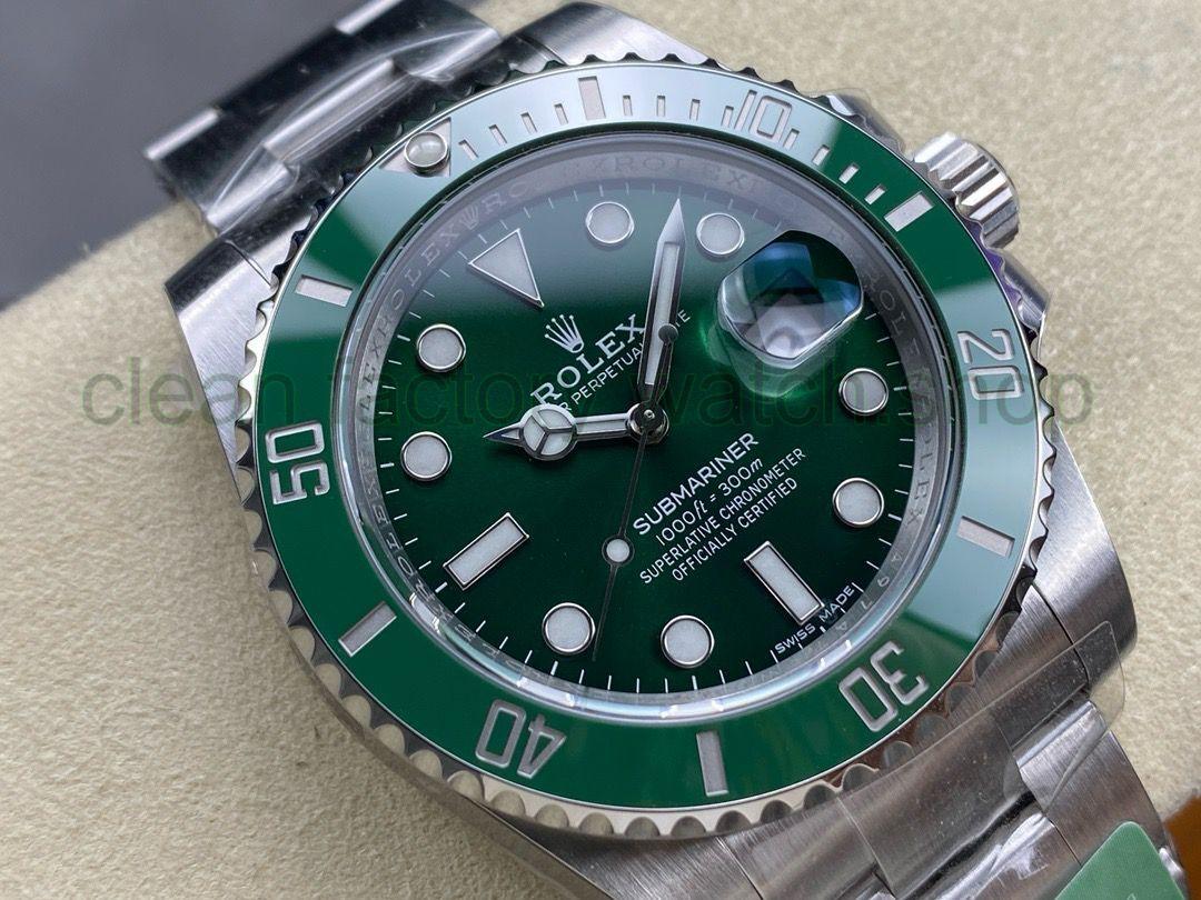 ARF Factory 'Hulk' Rolex Submariner Date 116610LV 40mm Full 904L Green Dial 3 ab563c3e d50b 4d01 a185 17edc10d2325 Clean Factory Watch