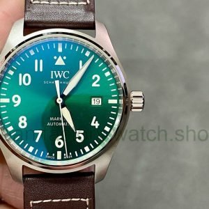 V7 Factory IWC Pilot Mark XX IW328205 40mm Steel Leather Strap Arabic Numerals Green Dial 14 ac39a93a bf2e 49fd 892d b614d92bf21e Clean Factory Watch