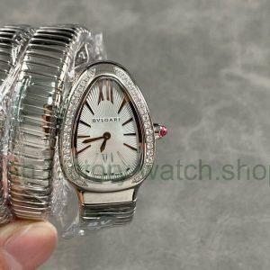 BV Factory Bvlgari Quartz Serpenti 101910 35mm Full Steel Roman Numerals Silver (solid) Dial 5 ad60f346 2e3c 496c a849 59c6b4d0201c Clean Factory Watch