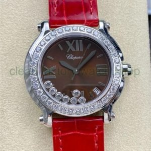 YF Factory Chopard Happy Sport 278475 36mm Steel Leather Strap Roman Numerals Brown Dial 5 c314cf12 b6b6 4d30 9799 dec03dd9ff7f Clean Factory Watch