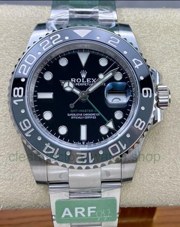 ARF Factory Rolex GMT-Master II 126710GRNR-0004 40mm Full 904L Black Dial 1 c3ed48e9 ef25 45cd 941b 4473c34f993f Clean Factory Watch