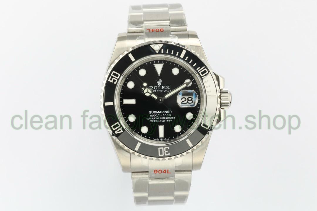 EW Factory Rolex Submariner Date 126610LN 41mm Full 904L Black Dial 1 ca501f14 843b 4dc9 a4f5 1ee79ee30a03 Clean Factory Watch