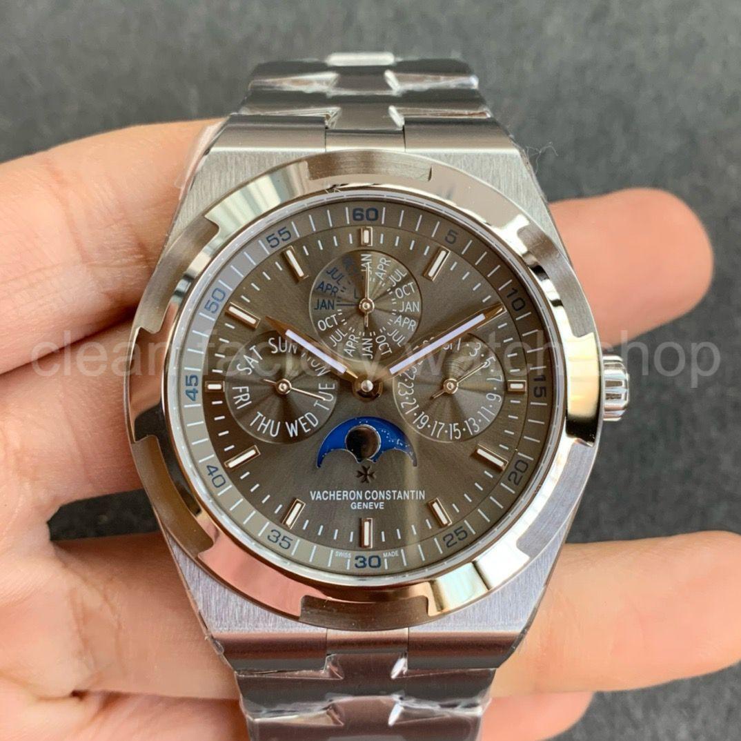 8F Factory Vacheron Constantin Overseas 4300V Perpetual Calendar 41.5mm Full Steel Grey Dial 1 cb454c18 a004 4f06 b164 a6ce4026fbd5 Clean Factory Watch