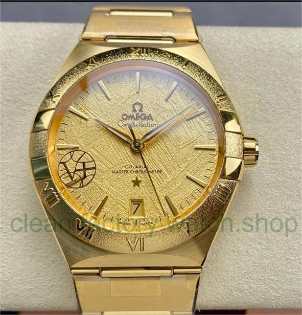 V+ Factory Omega Constellation 131.50.41.21.99.001 41mm Gold Ceramic Bezel Full Gold Champagne Dial 1 cfac9cad c412 4c73 a7bb 3f7e68b1426a Clean Factory Watch