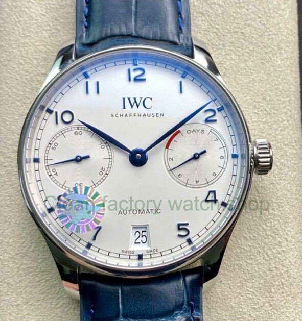 ZF Factory IWC Portuguese Automatic IW500705 42mm Steel Leather Strap Silver Arabic Numerals Dial 1 d13fabcd ef34 49fa b288 dcba13ee3003 Clean Factory Watch