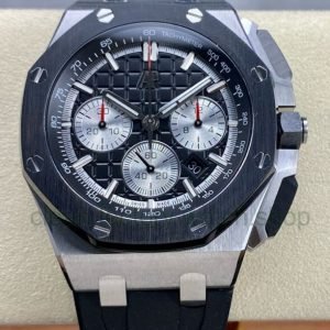 APF Factory Audemars Piguet Royal Oak Offshore Chronograph 26420SO.OO.A002CA.01 43mm Steel Rubber Strap Black Dial 22 db47fe67 1b1d 411b a343 a403df52b00b Clean Factory Watch