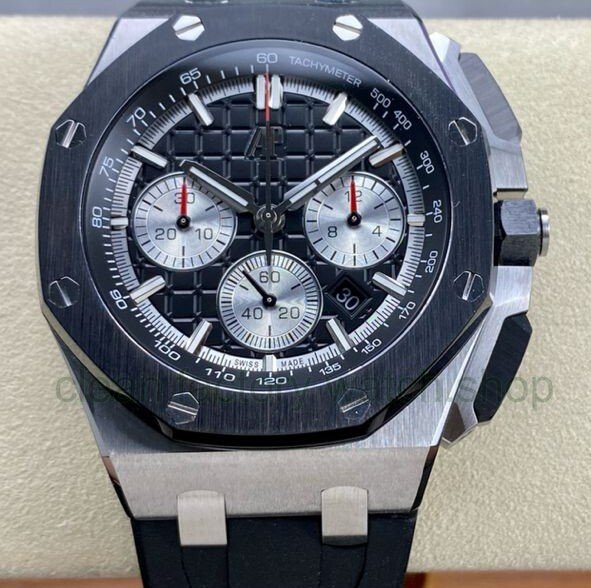 APF Factory Audemars Piguet Royal Oak Offshore Chronograph 26420SO.OO.A002CA.01 43mm Steel Rubber Strap Black Dial 1 db47fe67 1b1d 411b a343 a403df52b00b Clean Factory Watch