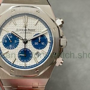 BF Factory Audemars Piguet Royal Oak Chronograph 26326ST.OO.D027CA.01 41mm Full Steel Blue Eye White Dial 6 db754f98 6d47 48af a091 7617de0af57e Clean Factory Watch