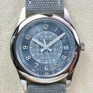 ZF Factory Patek Philippe Calatrava 6007A-001 40mm Steel Canvas Strap Blue Dial 12 dc865c52 ff5b 4941 b1ea 94978d08a893 Clean Factory Watch