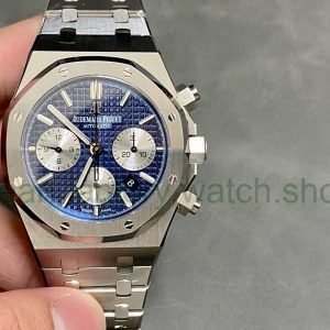 BF Factory Audemars Piguet Royal Oak Chronograph 26331ST.OO.1220ST.01 41mm Full Steel Silver Eye Blue Dial 20 dec3f57a 0f33 4b8d 9ff1 bdb594c7da0c Clean Factory Watch