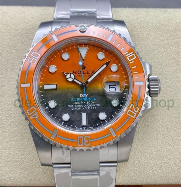 DIW Factory Rolex Submariner Date 116610 Limited Edition 40mm Full 904L Orange-Gray Dial 1 e5dc6d63 4650 4feb b359 cc35612241b2 Clean Factory Watch