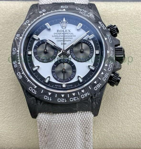 DIW Factory Rolex Daytona 116500 Limited Edition 40mm Carbon Fiber Artificial Fiber Woven Strap White Dial 1 e656ac78 edd9 4da0 aebb dca1b0907ad4 Clean Factory Watch