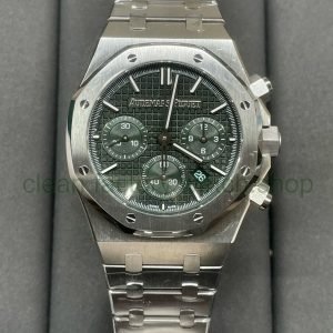 BF Factory Audemars Piguet Royal Oak Chronograph 26240ST.OO.1320ST.04 41mm Full Steel Green Dial