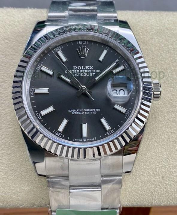 ARF Factory Rolex Datejust 41 126334-0013 41mm White Gold&904L Grey Dial 1 ee91da14 efac 4f10 98c0 26c6c854ad50 Clean Factory Watch