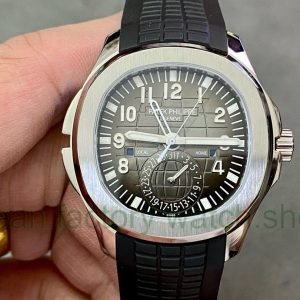 ZF Factory Patek Philippe Aquanaut 5164A-001 40.8mm Steel Rubber Strap Black Dial 7 f7827aa4 6f2e 4f54 a8aa 28f4859b4e4b Clean Factory Watch