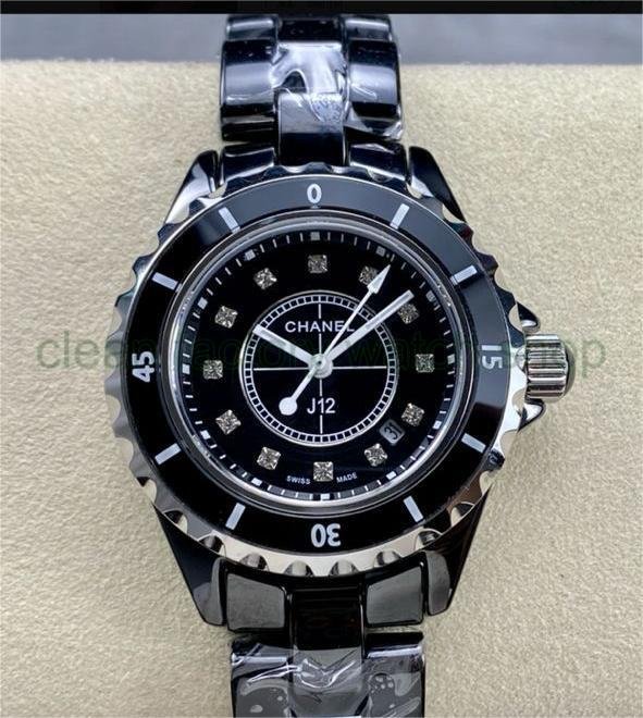 TW Factory Chanel Quartz J12 H1625 33mm Full Black Ceramic Diamond Black Dial 1 f7a446ea c4cd 4b40 8948 e426d1d71a8e Clean Factory Watch