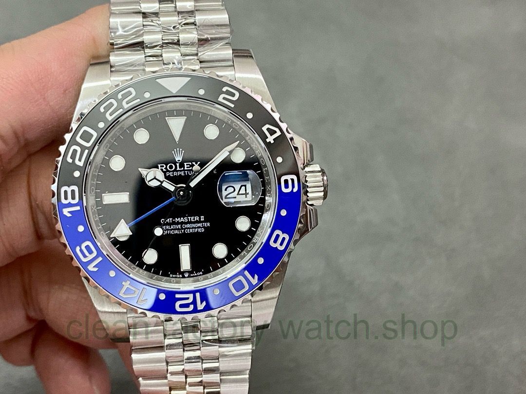 EW Factory Rolex Batgirl GMT-Master II 126710BLNR-0002 40mm Full 904L Black Dial Jubilee 1 fed21406 ea96 44a4 83aa 36405f35c416 Clean Factory Watch