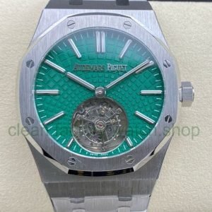 R8 Factory Audemars Piguet Royal Oak Tourbillon 26534TI.OO.1220TI.01 41mm Full Steel Green Dial 20 007ae013 0cb3 411b ba40 6b958c70265e Clean Factory Watch