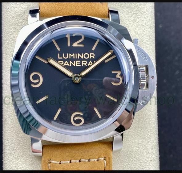 HW Factory Panerai Luminor 1950 PAM00372 47mm Steel Leather Strap Arabic Numerals Black Dial 1 00e61d3d 62a1 43c7 b8a2 c36eed875d19 Clean Factory Watch