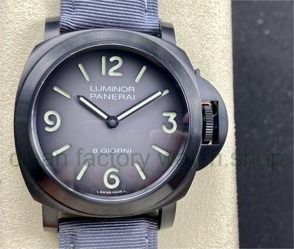 HW Factory Panerai Luminor Marina Pam02121 44mm Titanium Textile Strap Arabic Numerals Grey Dial 1 53a9bfbc 7f98 4c63 b393 84cf6c202d8f Clean Factory Watch
