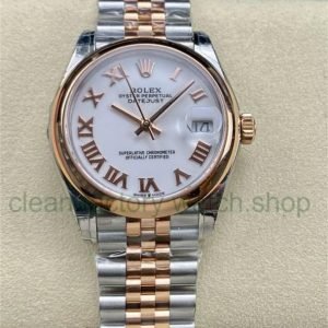 GS Factory Rolex Datejust 278241-0002 31MM Half Rose Gold Roman Number White Dial Jubilee 4 57b1b182 67bb 4e48 9c20 ff88b8584ec4 Clean Factory Watch