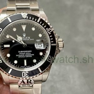 AR Factory Rolex Submariner Date 16610LN 40mm Full 904L Black Dial 18 58c7e9b6 c36e 4b51 8f8f 9bf6aed75832 Clean Factory Watch