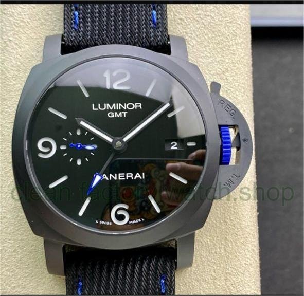 VS Factory Panerai Luminor Base PAM 01176 44mm Ceramic Rubber Strap Black Dial 1 606ced4f 93f7 4d2c a268 f783932e1893 Clean Factory Watch