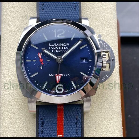 VS Factory Panerai Luminor Luna Rossa Pam01404 40mm Steel Rubber Strap Blue Dial 1 7b894d88 5d20 42dc 822d a8a012132815 Clean Factory Watch