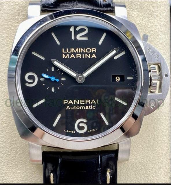 TTF Factory Panerai Luminor Marina 1950 3 Days Automatic PAM 01312 Steel Leather Strap Arabic Numerals Black Dial 1 9f929a83 5f68 465f a535 573aa37c5b60 Clean Factory Watch