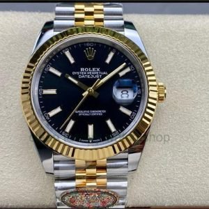 Clean Factory Rolex Datejust 126333-0014 41MM Half Gold Black Dial Jubilee 18 a1026357 c6ee 40b6 8eaa 239573d321c3 Clean Factory Watch