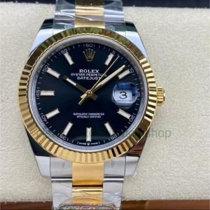 Clean Factory Rolex Datejust 126333-0013 41MM Half Gold Black Dial 16 cca7bd9a f1c1 4258 8f3a c47885d4680f Clean Factory Watch